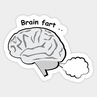 Brain Fart - Funny Sticker